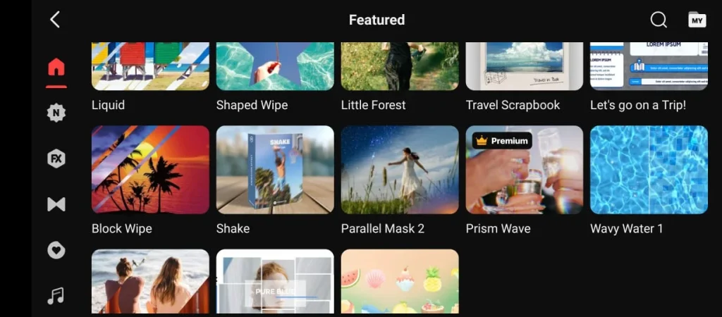 Online store access in KineMaster Pro APK for premium video editing assets
